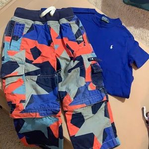 Boden Zip offs & Polo tee